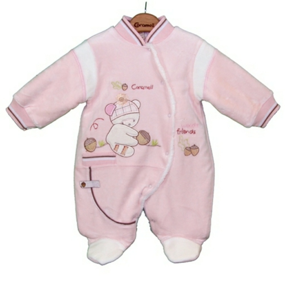 NEW One-of-A-Kind  Cozy Baby Jumpsuit with Raccoon